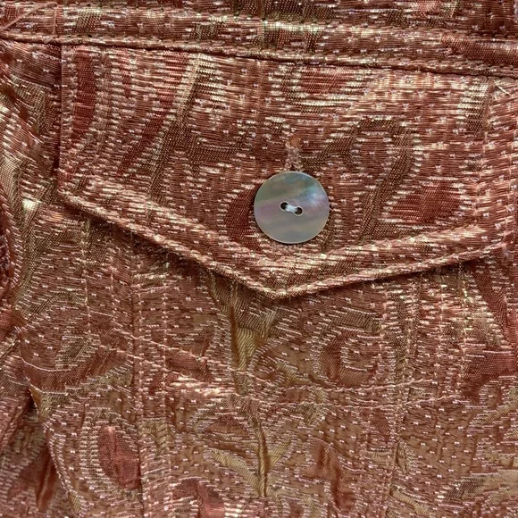 Ruby Rd. Metallic Gold Jacket - Picture 6 of 10